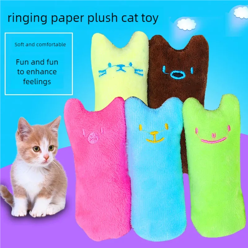 Juguete de Hierba Gatera con Sonido — Diversión Interactiva para Gatos