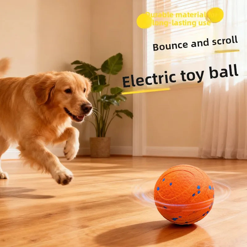 Pelota redonda eléctrica de ETPU resistente a las mordeduras de perros, no tóxica, para entrenamiento de molares y mascotas, con certificación de grado alimenticio.