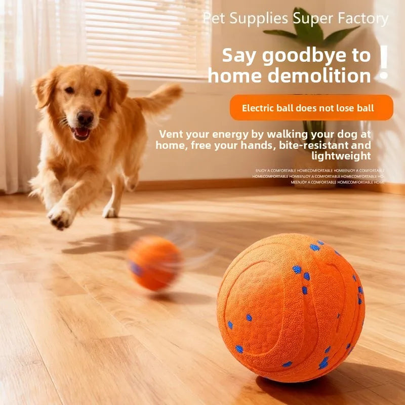 Pelota redonda eléctrica de ETPU resistente a las mordeduras de perros, no tóxica, para entrenamiento de molares y mascotas, con certificación de grado alimenticio.
