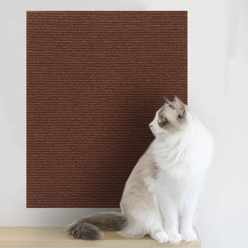 Alfombrilla Rascadora Autoadhesiva para Gatos — Protege tus Muebles