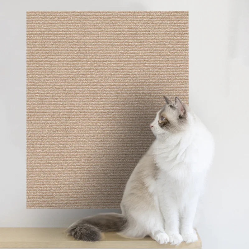 Alfombrilla Rascadora Autoadhesiva para Gatos — Protege tus Muebles