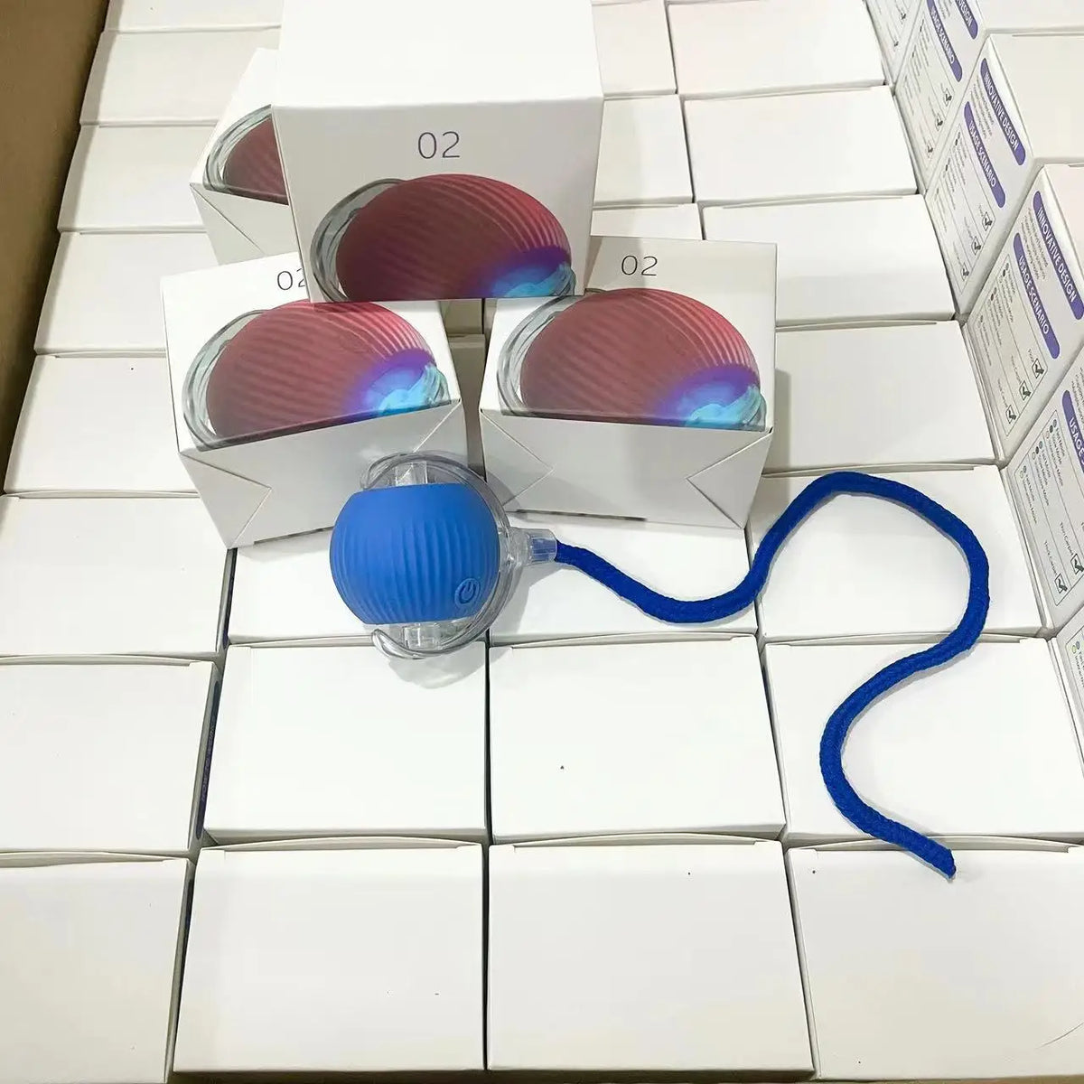 Pelota redonda eléctrica de ETPU resistente a las mordeduras de perros, no tóxica, para entrenamiento de molares y mascotas, con certificación de grado alimenticio.