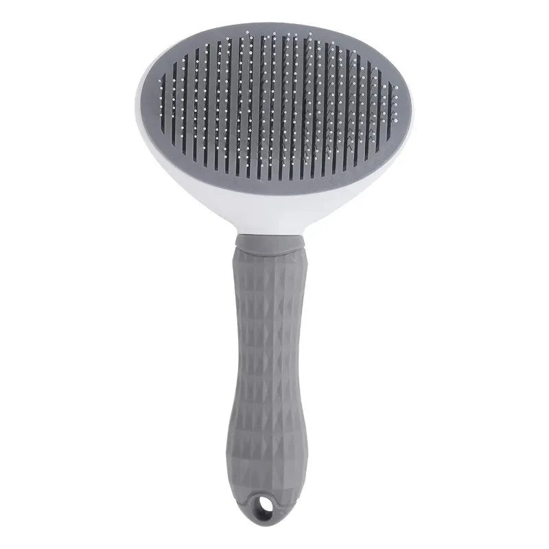 Cepillo para perros y gatos, peine autolimpiante para eliminar el pelo de mascotas, herramientas de aseo para perros y gatos, peine desenredante para mascotas, accesorios para perros
